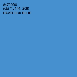 #4790D0 - Havelock Blue Color Image