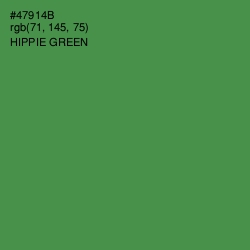 #47914B - Hippie Green Color Image