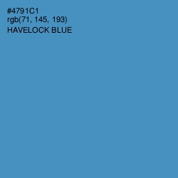 #4791C1 - Havelock Blue Color Image