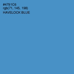 #4791C6 - Havelock Blue Color Image