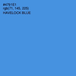 #4791E1 - Havelock Blue Color Image