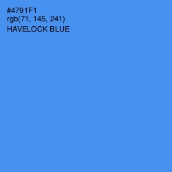 #4791F1 - Havelock Blue Color Image