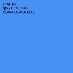 #4791F4 - Cornflower Blue Color Image