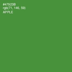 #47923B - Apple Color Image