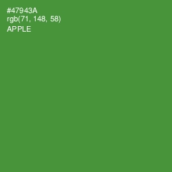 #47943A - Apple Color Image