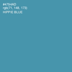 #4794AD - Hippie Blue Color Image