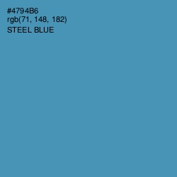 #4794B6 - Steel Blue Color Image