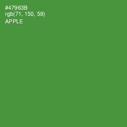 #47963B - Apple Color Image