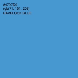 #4797D0 - Havelock Blue Color Image