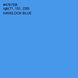 #4797EB - Havelock Blue Color Image