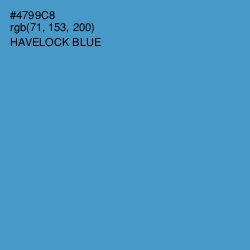 #4799C8 - Havelock Blue Color Image