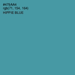 #479AA4 - Hippie Blue Color Image