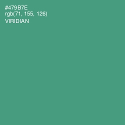 #479B7E - Viridian Color Image