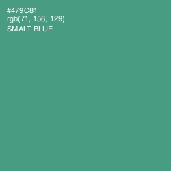 #479C81 - Smalt Blue Color Image