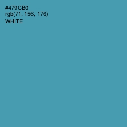 #479CB0 - Hippie Blue Color Image