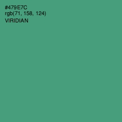 #479E7C - Viridian Color Image