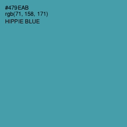 #479EAB - Hippie Blue Color Image