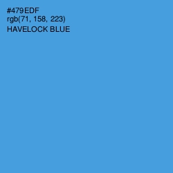 #479EDF - Havelock Blue Color Image