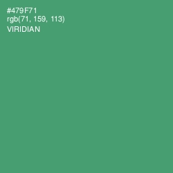 #479F71 - Viridian Color Image