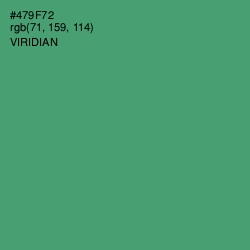 #479F72 - Viridian Color Image