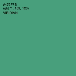 #479F7B - Viridian Color Image