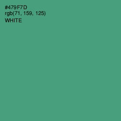 #479F7D - Viridian Color Image