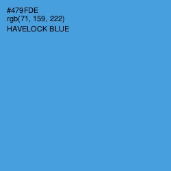 #479FDE - Havelock Blue Color Image