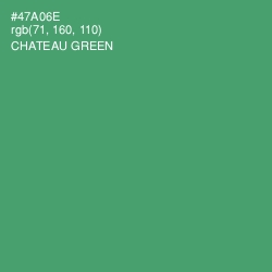 #47A06E - Chateau Green Color Image