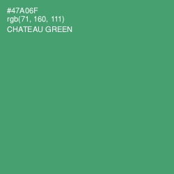 #47A06F - Chateau Green Color Image