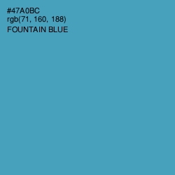 #47A0BC - Fountain Blue Color Image