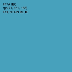 #47A1BC - Fountain Blue Color Image