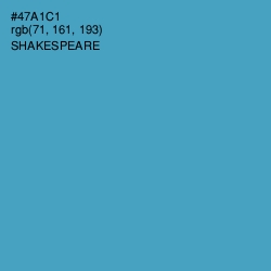 #47A1C1 - Shakespeare Color Image