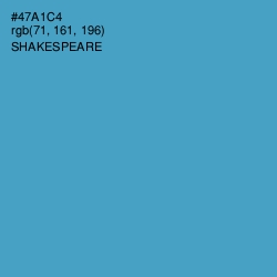 #47A1C4 - Shakespeare Color Image