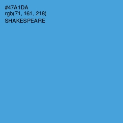#47A1DA - Shakespeare Color Image