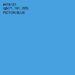 #47A1E1 - Picton Blue Color Image