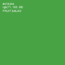 #47A344 - Fruit Salad Color Image