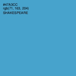 #47A3CC - Shakespeare Color Image