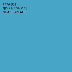 #47A5C8 - Shakespeare Color Image