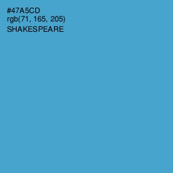 #47A5CD - Shakespeare Color Image