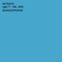 #47A6CC - Shakespeare Color Image