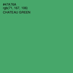 #47A76A - Chateau Green Color Image
