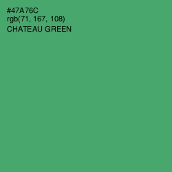 #47A76C - Chateau Green Color Image