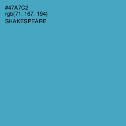 #47A7C2 - Shakespeare Color Image