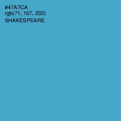 #47A7CA - Shakespeare Color Image