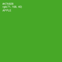 #47A828 - Apple Color Image