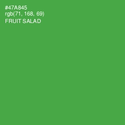 #47A845 - Fruit Salad Color Image