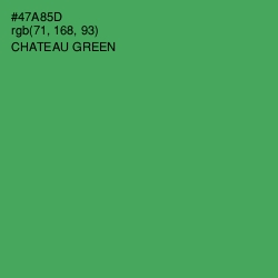 #47A85D - Chateau Green Color Image