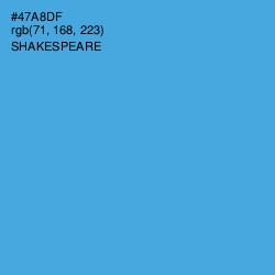 #47A8DF - Shakespeare Color Image