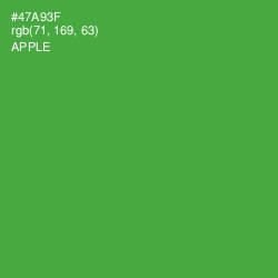 #47A93F - Apple Color Image