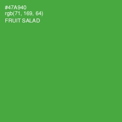 #47A940 - Fruit Salad Color Image